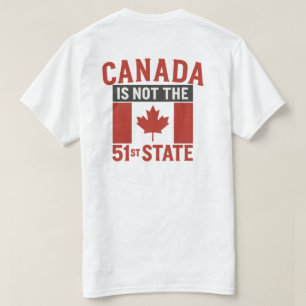 Camiseta Canadá NUNCA Será El Estado 51 Canadá