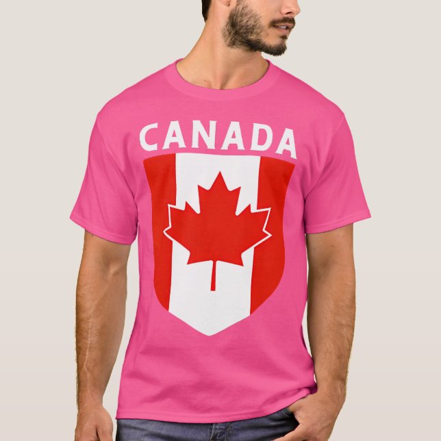 Camiseta Canadá obsequia ropa de marca canadiense de hojas  (Anverso)