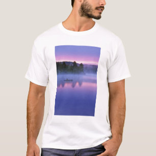 Camiseta Canadá, Ontario, Algonguin Park, Canoista en