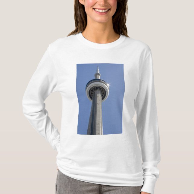 Camiseta Canadá, Ontario, Toronto. Parte superior de la Tor (Anverso)
