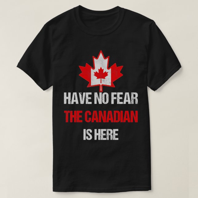 Camiseta Canadá: Orgullosa Bandera De Hojas De Maple En Can (Diseño del anverso)