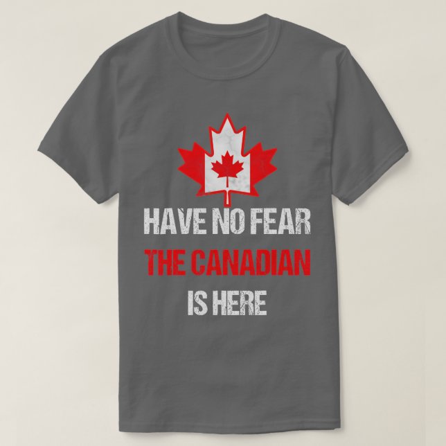 Camiseta Canadá: Orgullosa Bandera De Hojas De Maple En Can (Diseño del anverso)