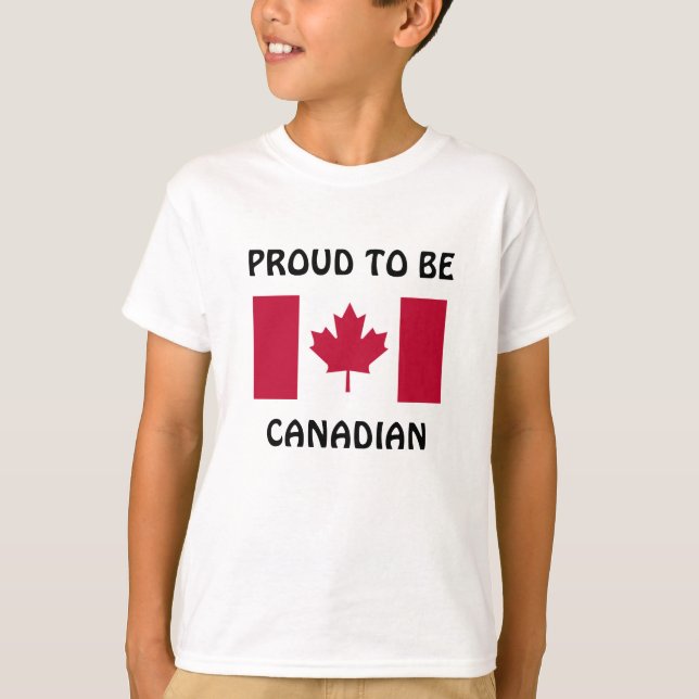 Camiseta Canadá: Orgulloso de ser canadiense (Anverso)