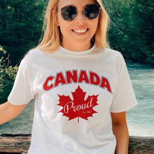 Camiseta "Canadá Orgulloso Oeste. 1867" Con Gráfico De Hoja