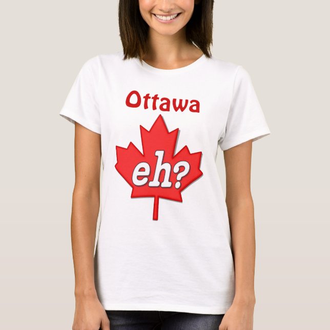 Camiseta ¿Canadá? Ottawa (Anverso)