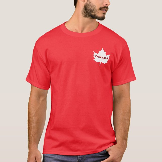 Camiseta Canadá para hombres 1 (Anverso)