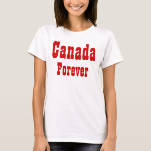 Camiseta canadá para siempre