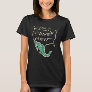 Camiseta Canadá Pavement Mexico Map Country Vintage