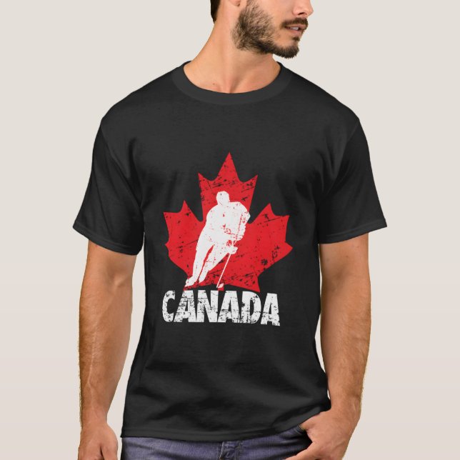 Camiseta Canadá posee hockey (Anverso)