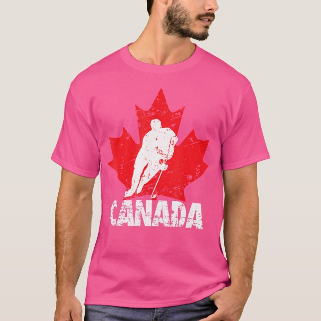 Camiseta Canadá posee hockey (Anverso)