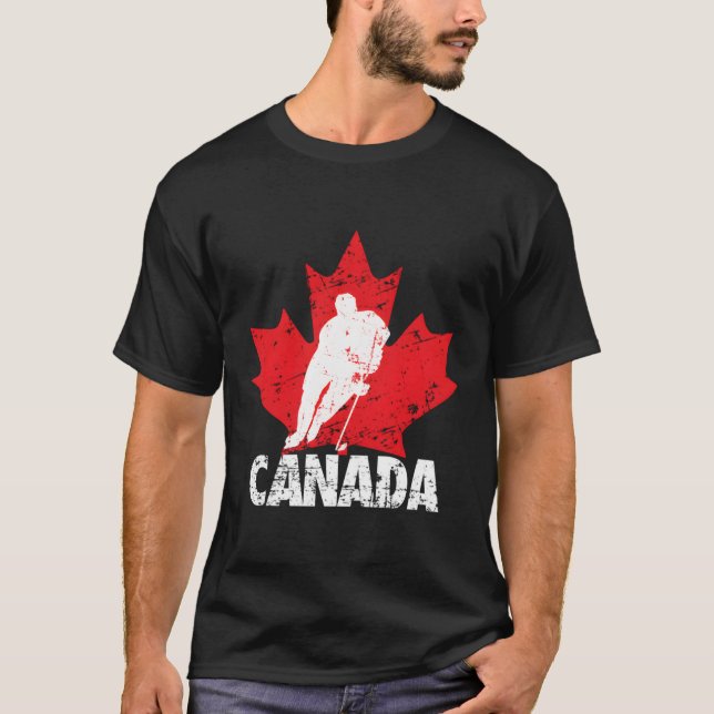 Camiseta Canadá posee hockey (Anverso)