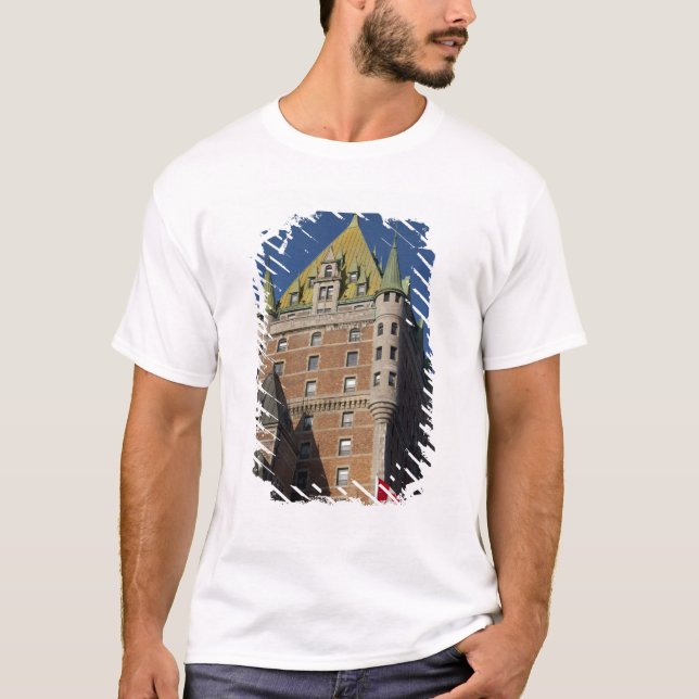 Camiseta Canadá, Quebec, Ciudad de Quebec. Chateau Fairmont (Anverso)