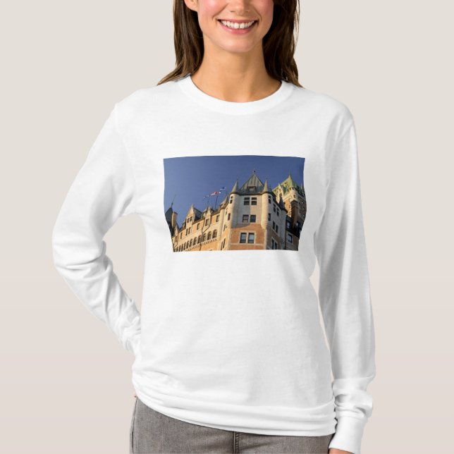 Camiseta Canadá, Quebec, Ciudad de Quebec. Fairmont Chateau (Anverso)