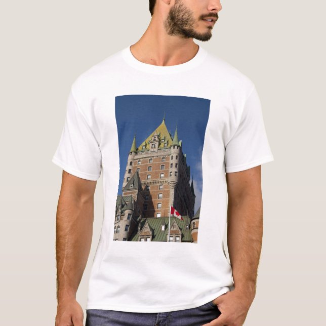 Camiseta Canadá, Quebec, Ciudad de Quebec. Fairmont Chateau (Anverso)
