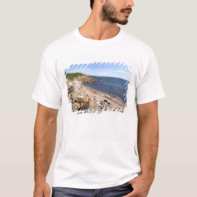 Camiseta Canadá, Quebec. Tren de VIA Rail Canada El 2 (Anverso)