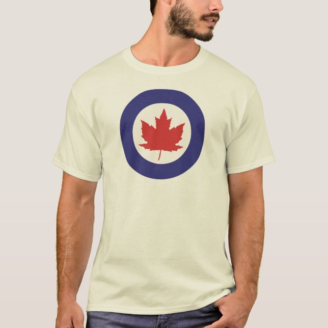 Camiseta Canadá - RCAF Roundel (Anverso)
