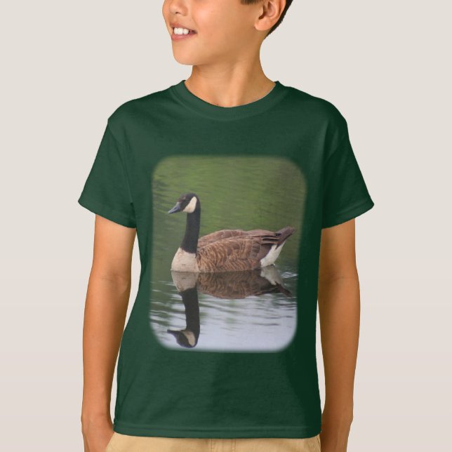 Camiseta Canadá Reflexiones de ganso Naturaleza Niños camis (Anverso)