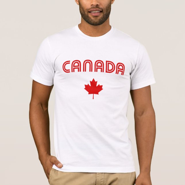 Camiseta Canadá Retro (Anverso)