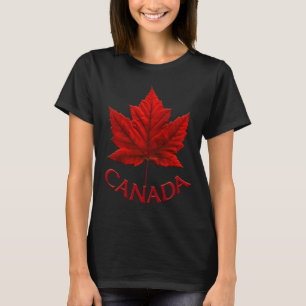 Camiseta Canada Shirt Women's Plus Size Canada Souvenir T