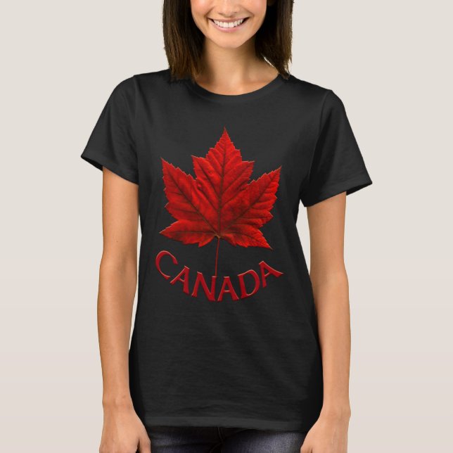Camiseta Canada Shirt Women's Plus Size Canada Souvenir T (Anverso)