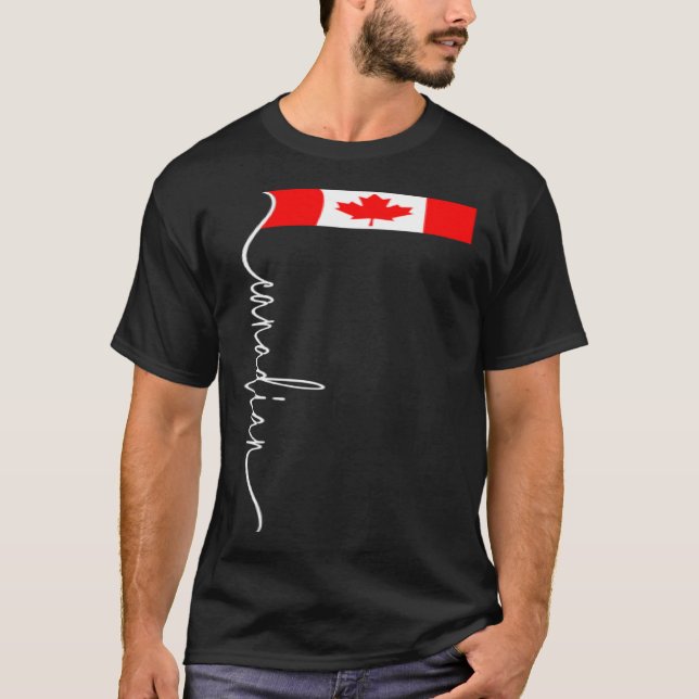 Camiseta Canada Signature Canadian Flag (Anverso)