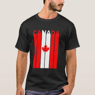 Camiseta Canadá T Shirage Vintage Canada Flag Tee Canadian 