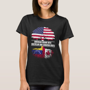 Camiseta Canada venezolana con bandera