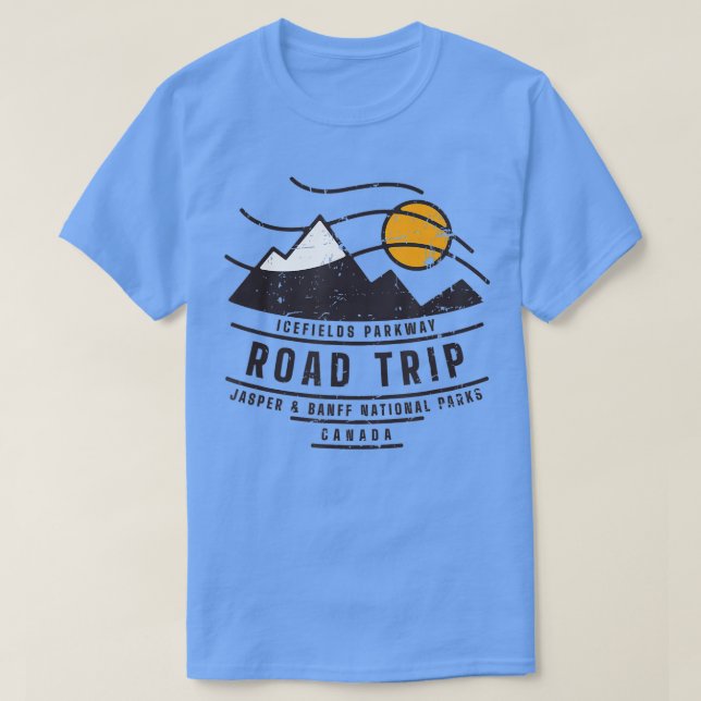 Camiseta Canadá Viaje por carretera Parques nacionales japo (Diseño del anverso)