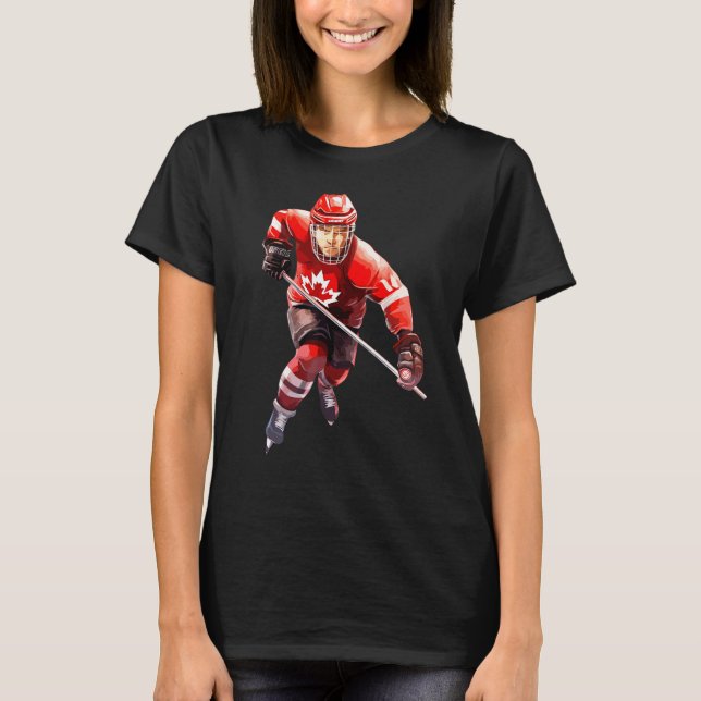 Camiseta Canada Women Men Hockey (Anverso)