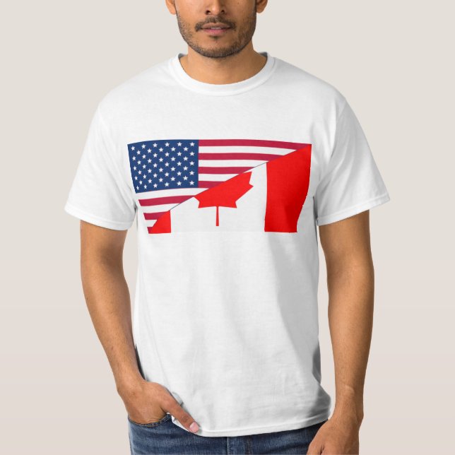Camiseta Canadá y los E.E.U.U., híbridos (Anverso)