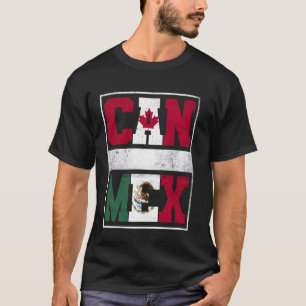 Camiseta Canadá y México mezclan patrimonio de la humanidad