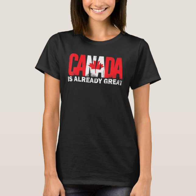 Camiseta Canadá ya es un gran orgullo (Anverso)