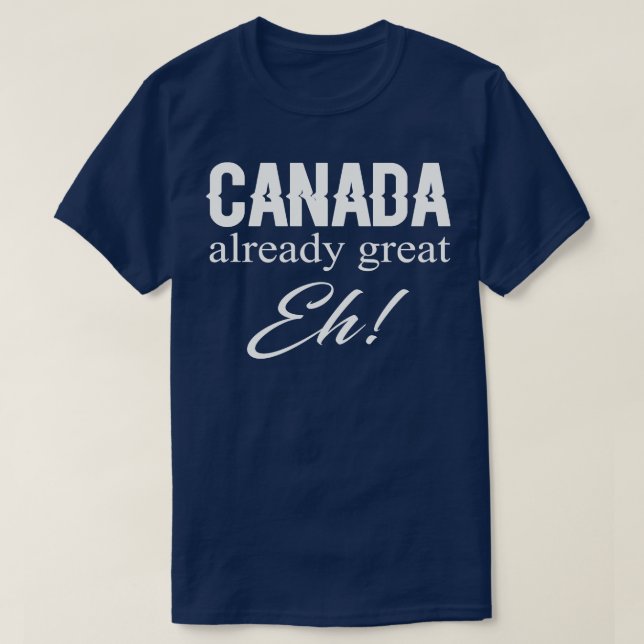 Camiseta Canadá ya está muy bueno (Diseño del anverso)