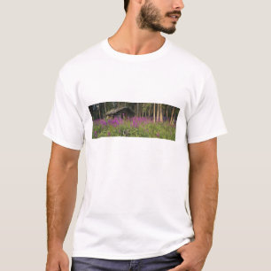 Camiseta Canadá, Yukón, área de Ross River, cabaña abandona
