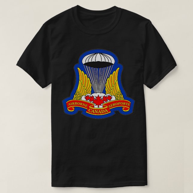 Camiseta Canadian Airborne Regiment  (Diseño del anverso)
