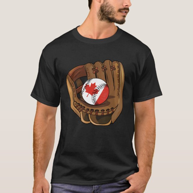 Camiseta Canadian Baseball Sport Canada Baseball Team (Anverso)