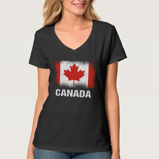 Camiseta Canadian Flag Canada (Anverso)