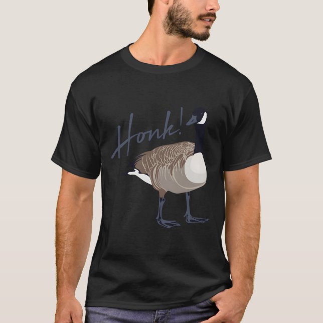 Camiseta Canadian Goose Honk Bird Hunter 2 (Anverso)