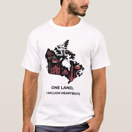 Camiseta Canadian Maple Mosaic Tee: Cultural Unity Design