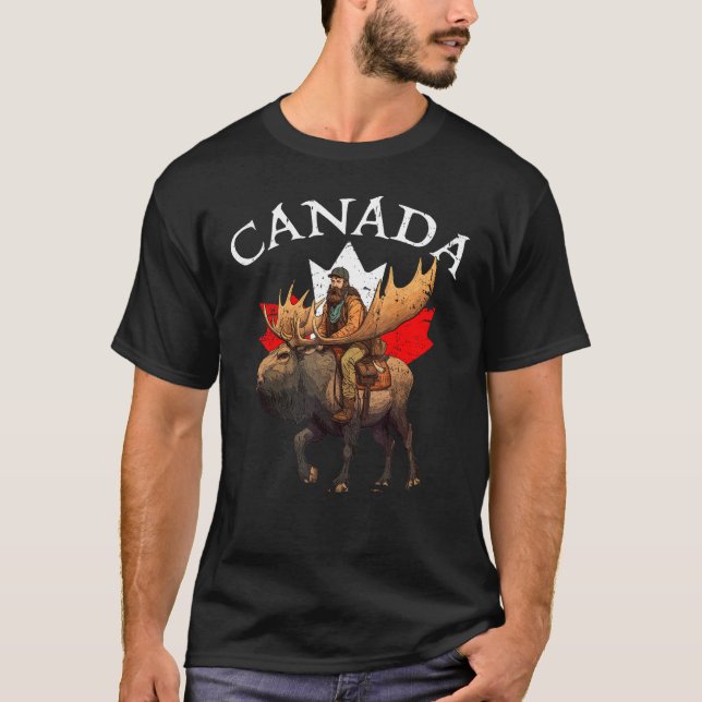 Camiseta Canadian Moose Canada Souvenir Canada (Anverso)