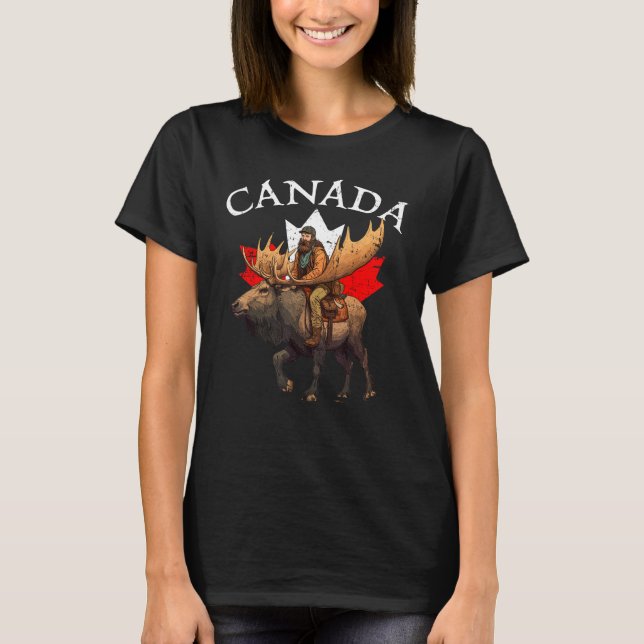 Camiseta Canadian Moose Canada Souvenir Canada (Anverso)