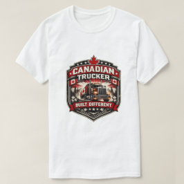 Camiseta Canadian Trucker Built Different Badge T-Shirt