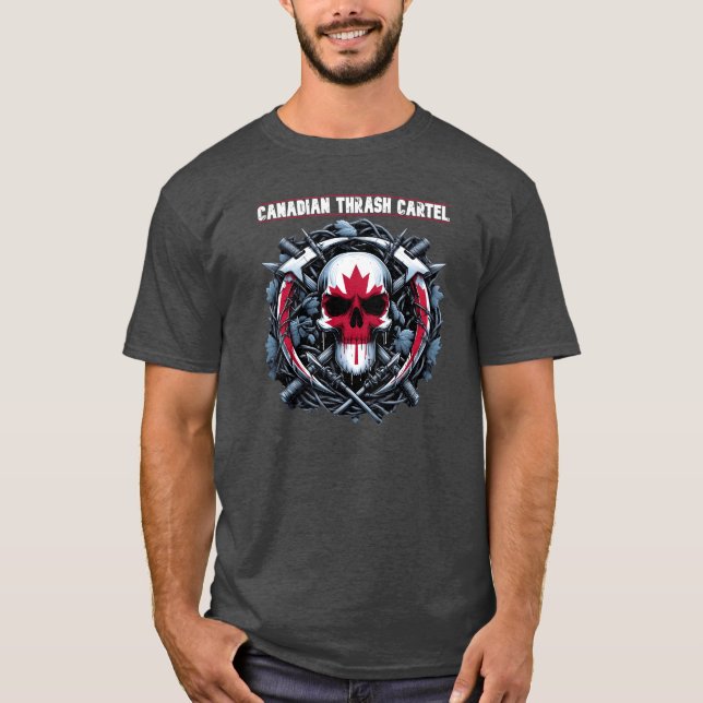 Camiseta Canadianhrash Cartel Band Merch funny (Anverso)