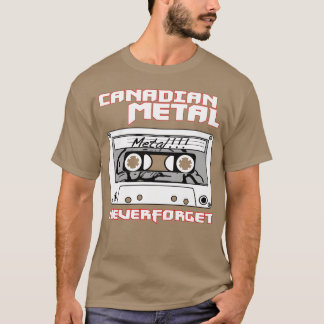 Camiseta CanadianMetalBLANCO editado