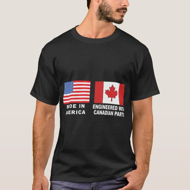 Camiseta canadiense americana (Anverso)