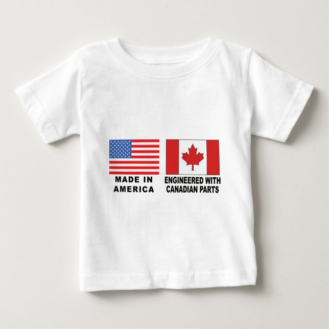 Camiseta canadiense americana (Anverso)