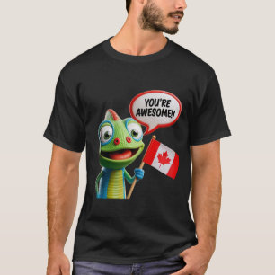 Camiseta Canadiense Chameleon eres increíble