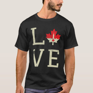 Camiseta Canadiense Chica inquebrantable Bandera Canadiense
