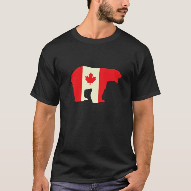 Camiseta Canadiense Day Bear Lover Canadian Maple Leaf Cana (Anverso)