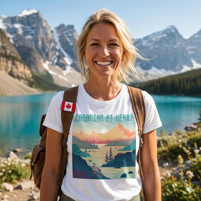 CAMISETA CANADIENSE DE CORAZÓN (Subido por el creador)